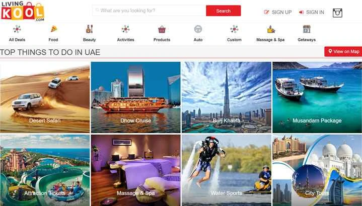 UAEクーポンサービス：Living?Kool