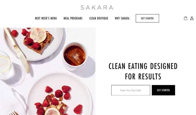 100%植物由来、オーガニック、すぐに食べられる食事：Sakara Life