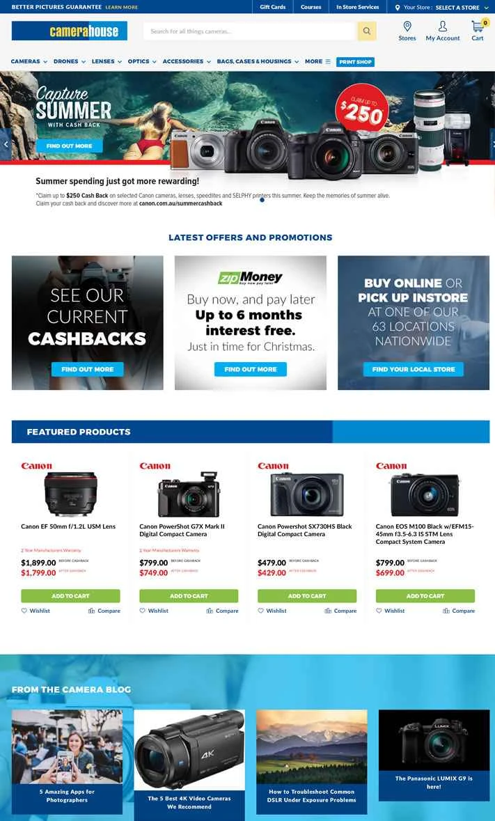 カメラハウス、オーストラリア