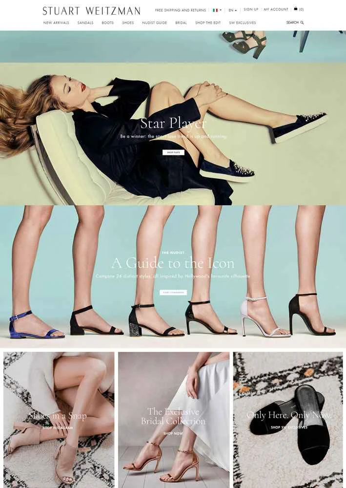 スチュアート・ワイツマン（EU）：アメリカの高級靴ブランド