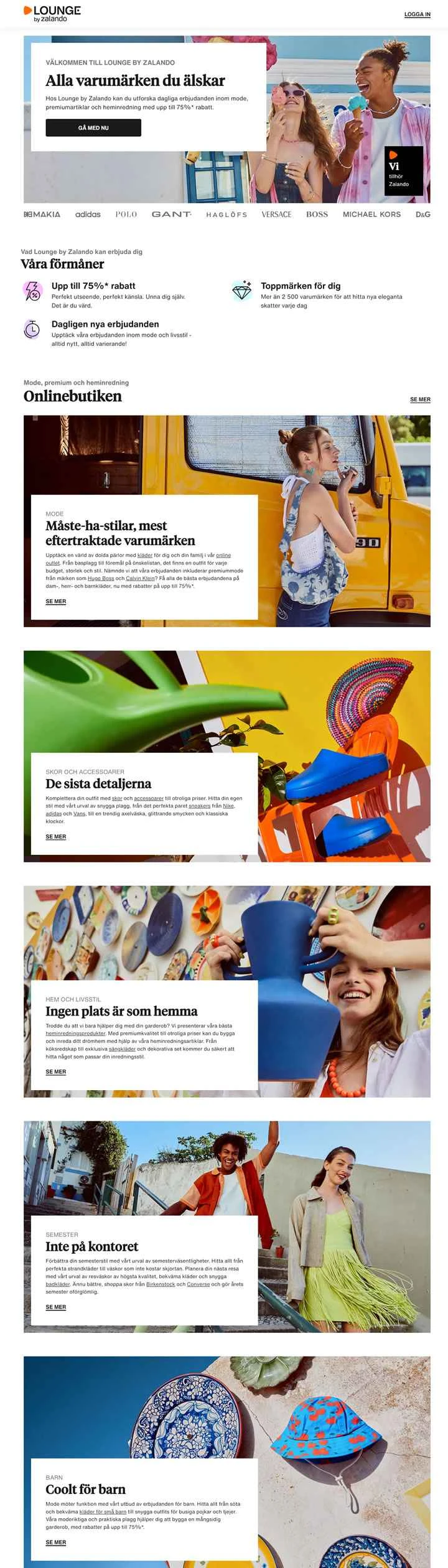 Lounge by Zalando (スウェーデン): ファッションとライフスタイルのオンライン ストア。