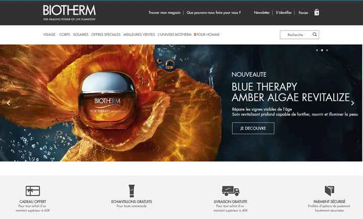 ビオテルム フランス 公式サイト: ビオテルム フランス