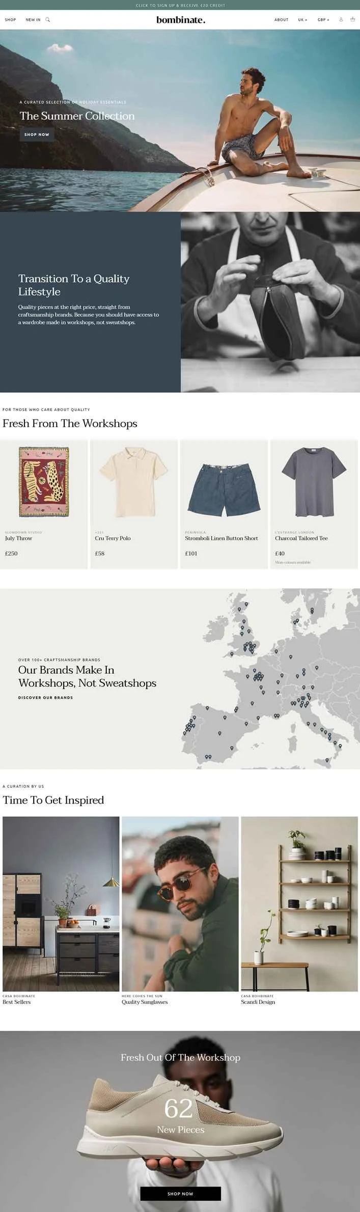 ヨーロッパの最高のブランドを探る：Bombinate