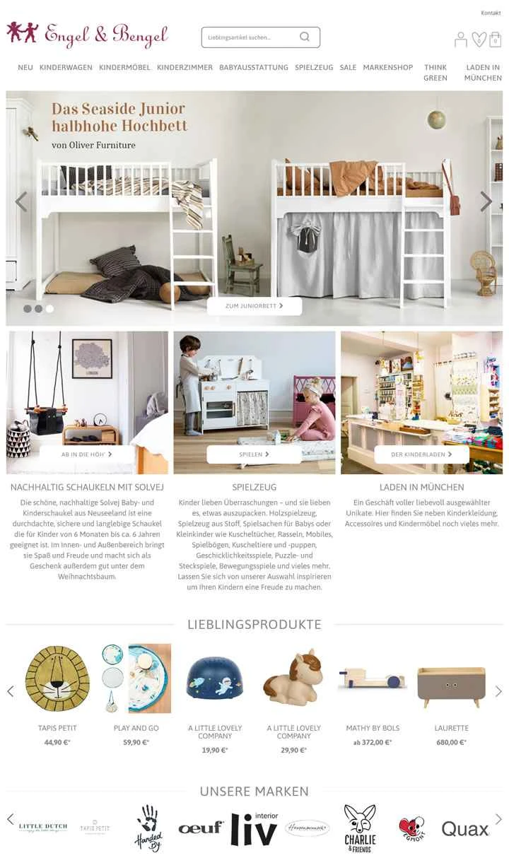 エンゲル＆ベンゲル公式サイト：ベビーカー、子供部屋用家具、ベビー用品