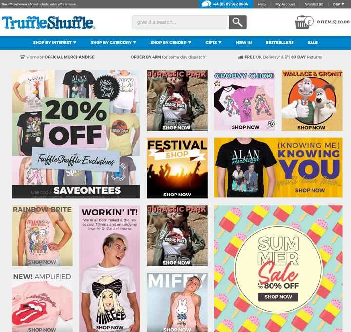 80年代レトロTシャツ：TruffleShuffle