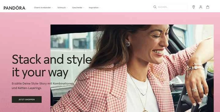 Pandora ドイツ公式サイト: Pandora のブレスレット、リング、ネックレス、イヤリングを購入できます。