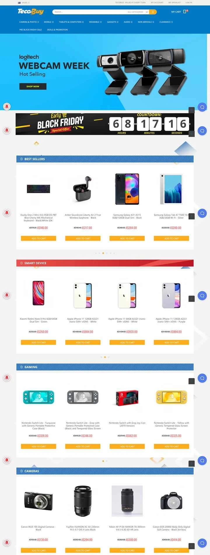 TecoBuy Australia: オンライン家電・ガジェットストア