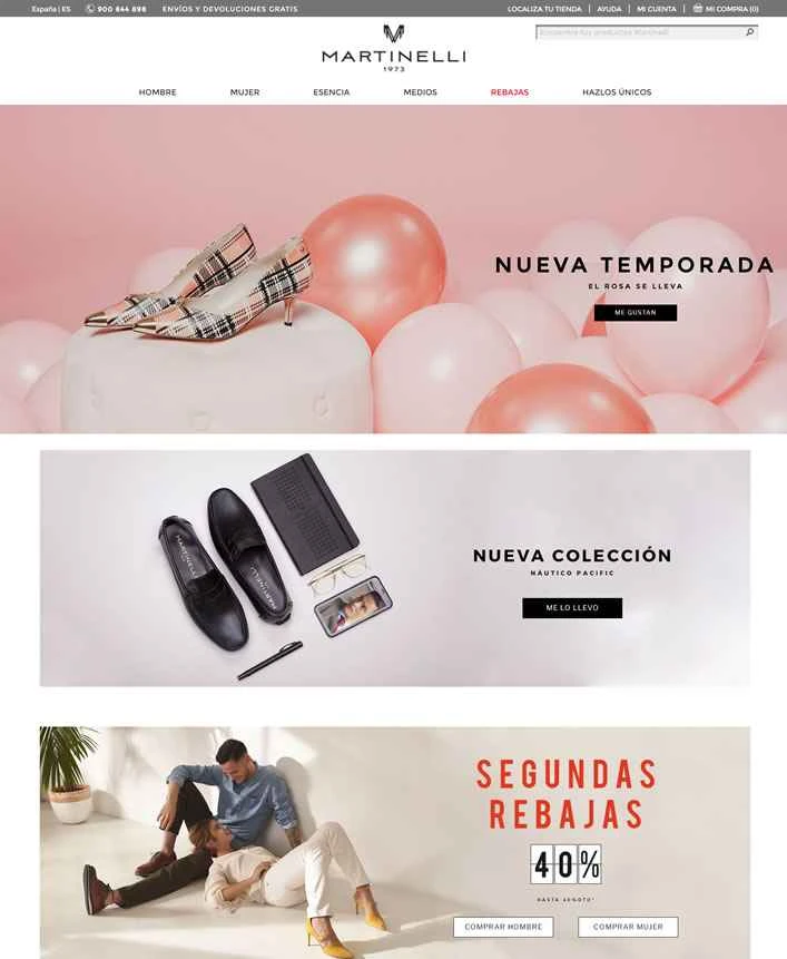 マルティネリ公式ストア：スペインの靴とヒールのブランド