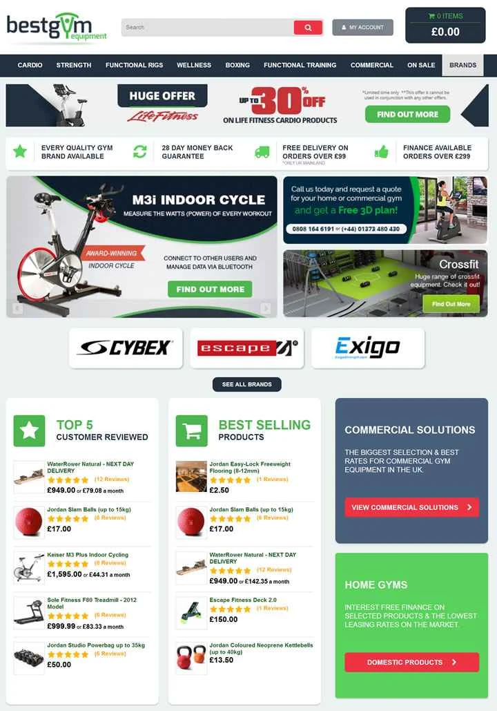 Best Gym Equipment は、英国で最もプロフェッショナルなフィットネス機器サプライヤーの 1 つです。