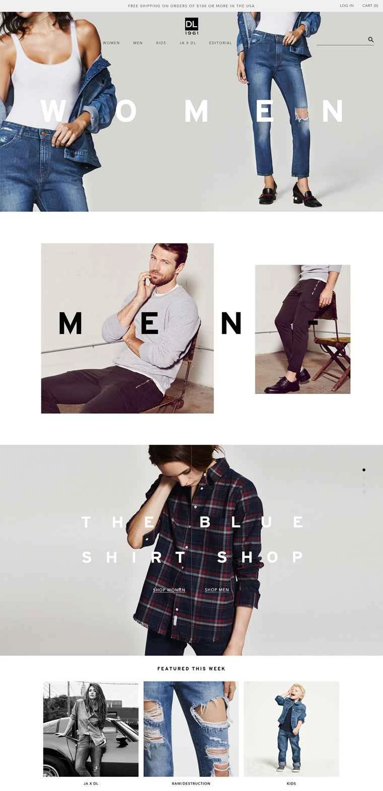 DL1961 公式サイト: アメリカで最も人気のあるレディースジーンズブランド