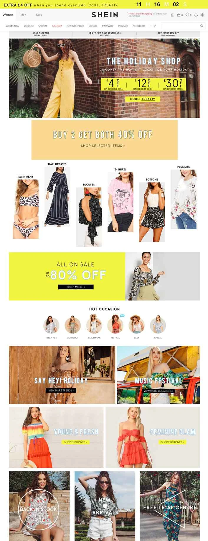 Shein UK: オンライン女性ファッションストア