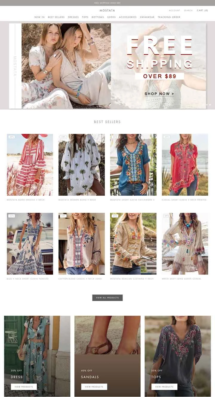 Mostata はデザイナー品質のファストファッションを提供しています。