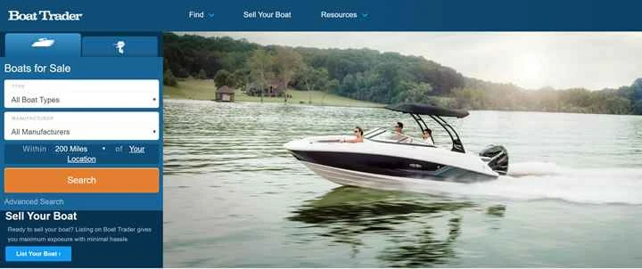 米国最大のボート売買オンラインマーケットプレイス「ボートトレーダー」