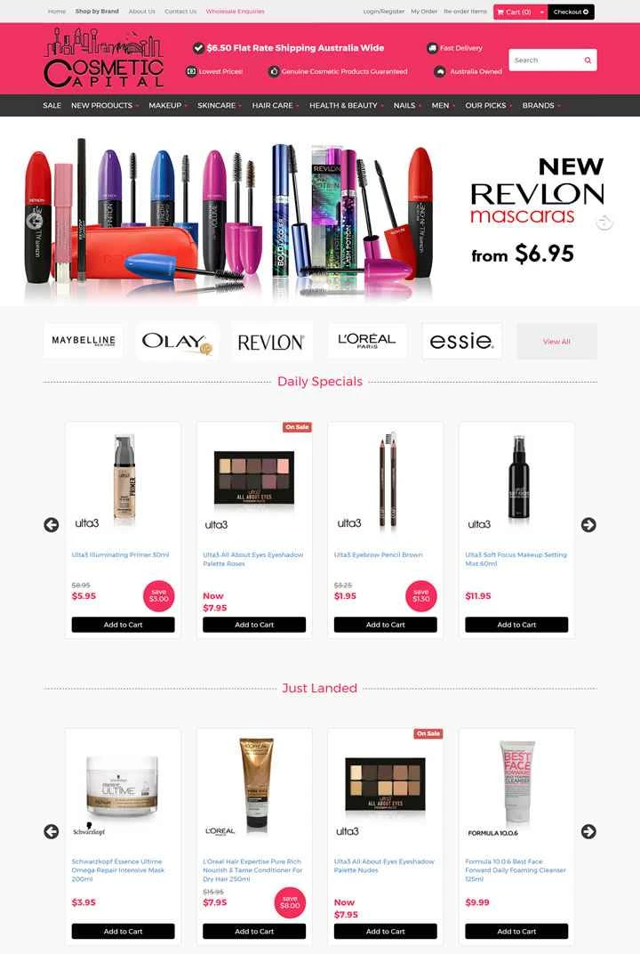 本物のオーストラリア化粧品の本拠地、コスメティック キャピタル。