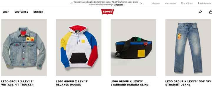 リーバイス オランダ公式ウェブサイト: Levi's NL