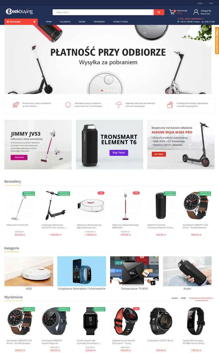 Geekbuying Poland: 中国製電子機器の購入