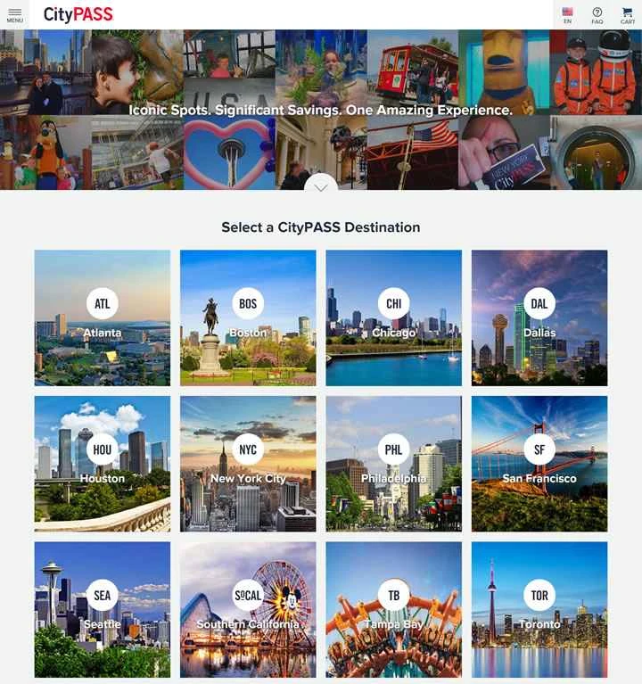 CityPASS: 米国の主要都市で最も人気のある観光スポットへのチケット
