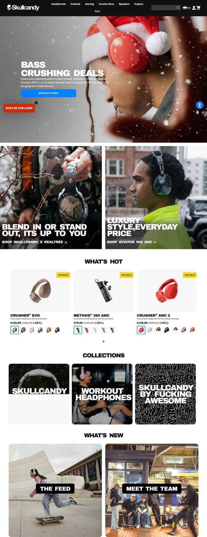 Skullcandy EU: ヘッドホン、イヤホン、ゲーミング、スピーカー