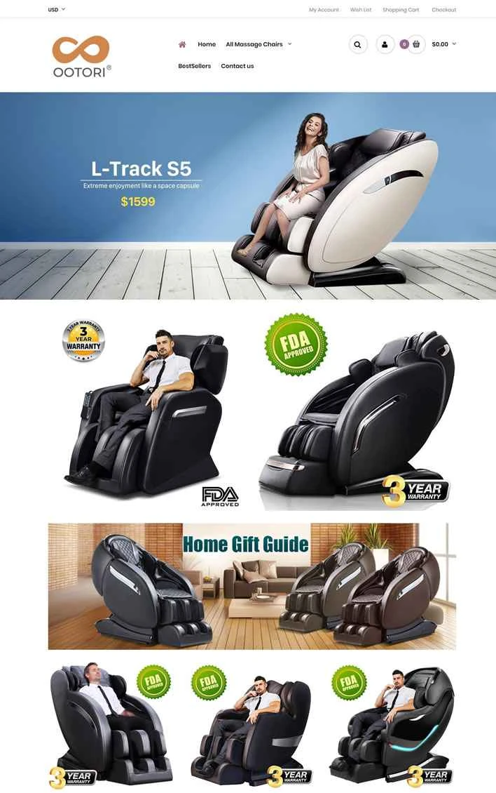 マッサージチェア専門店「オオトリ」