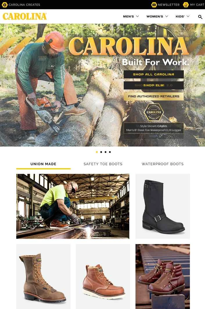 カロライナフットウェア公式サイト: カロライナフットウェア