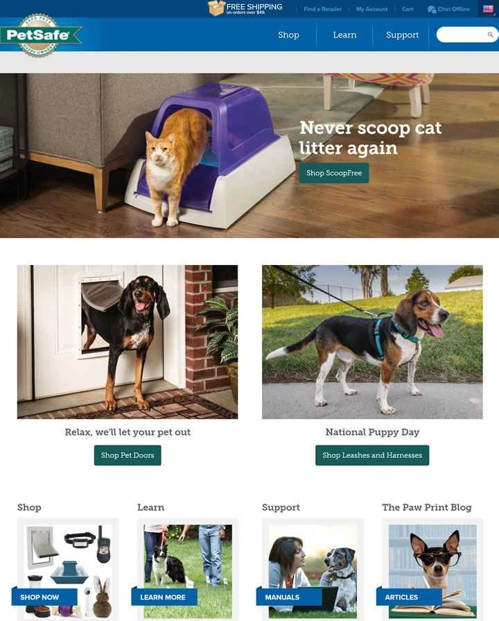 米国最大の電子ペットトレーニング製品メーカー、PetSafe。