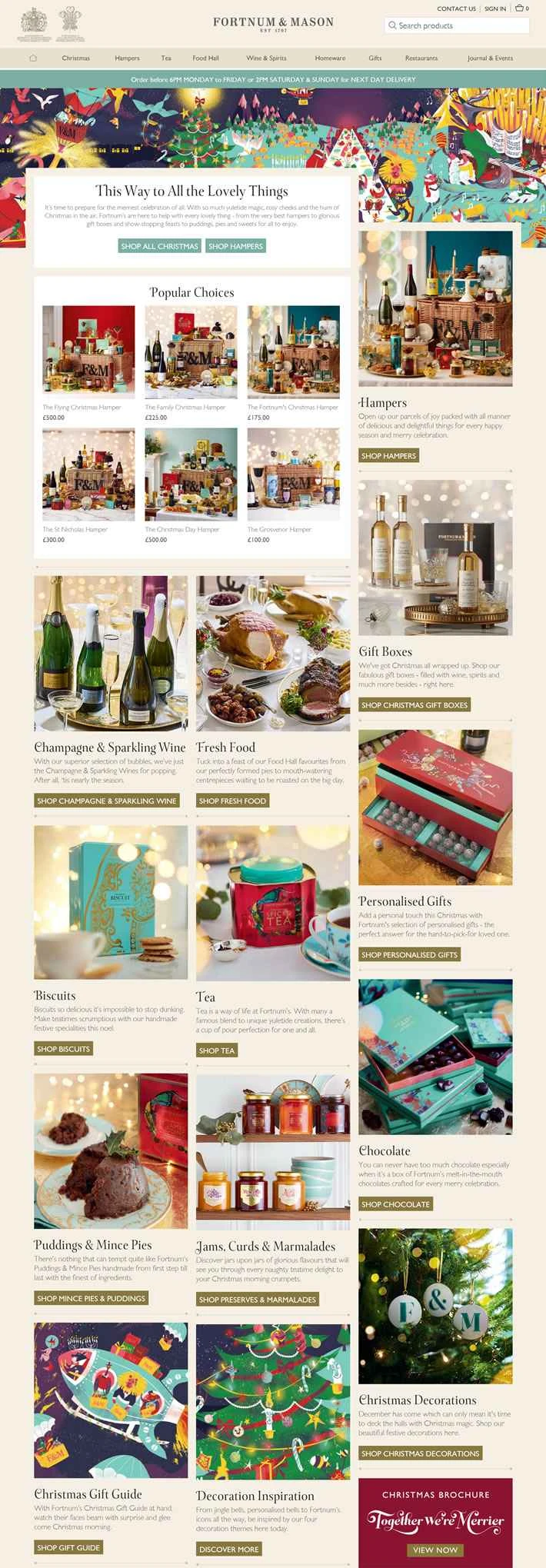 英国王室御用達ブランド「フォートナム＆メイソン」。