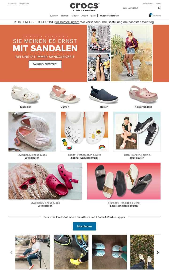 Crocs Germany 公式サイト: Crocs Germany