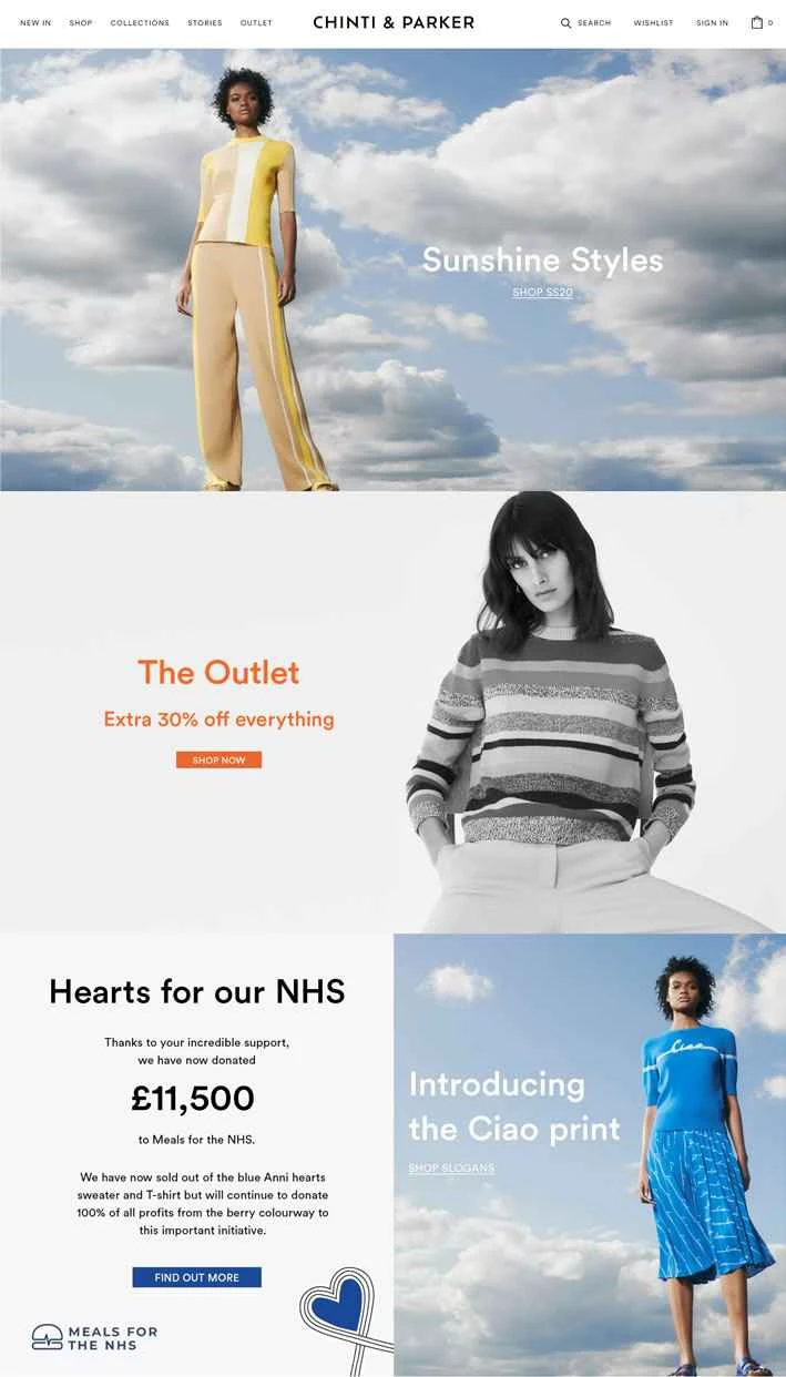 Chinti & Parker 公式サイト: 高級カシミアの婦人服と革新的なニットウェアデザイン