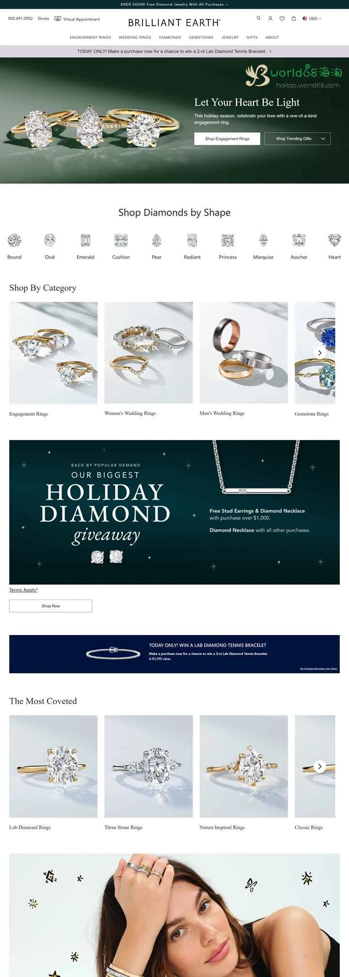 ブリリアントアース公式サイト：サステナブルな婚約指輪と高級ジュエリー