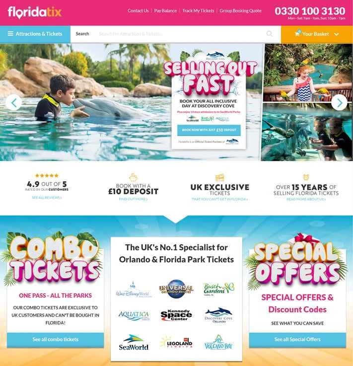 オーランドとフロリダの公園のチケットを予約：FloridaTix