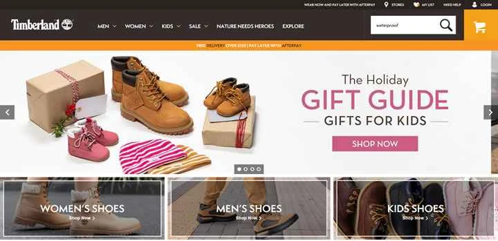 ティンバーランド オーストラリア公式サイト：世界をリードするアウトドアブランド