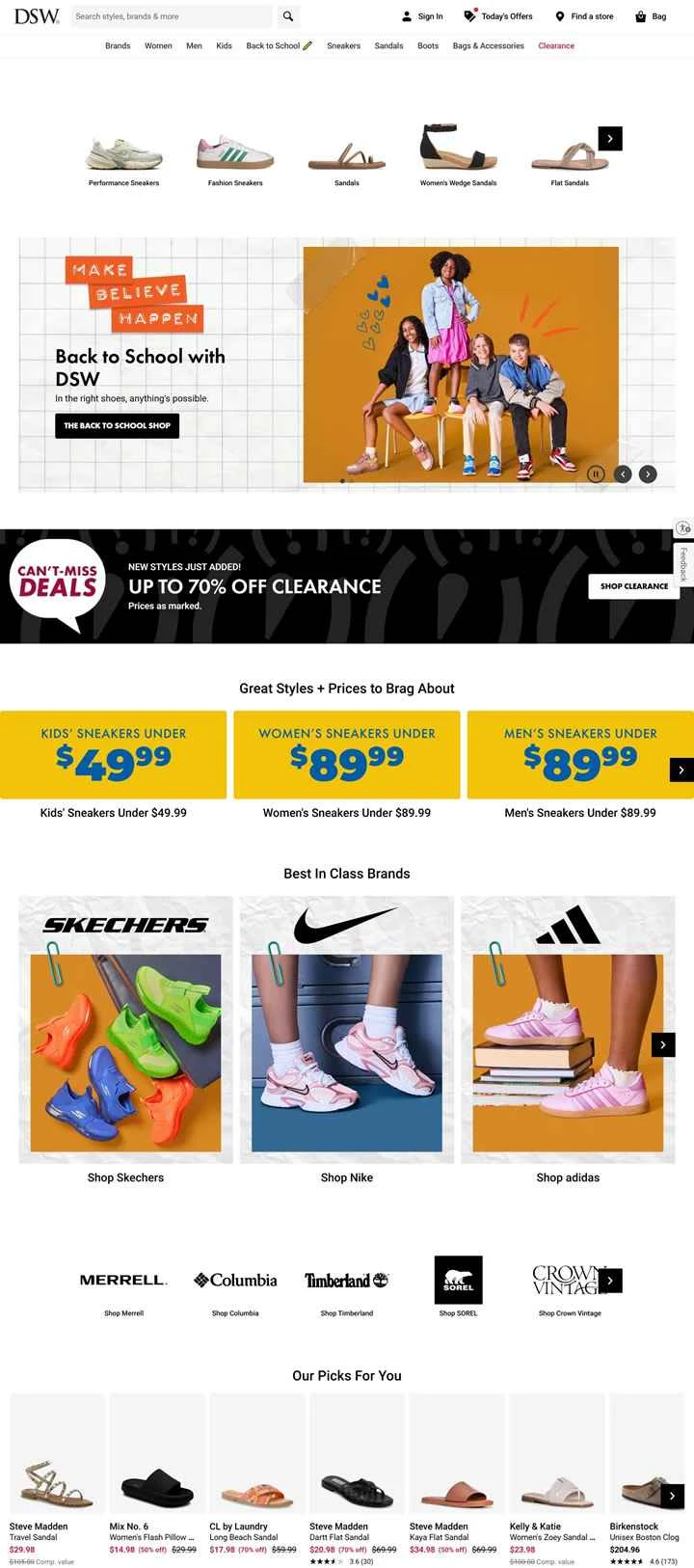 DSW Canada: 靴、ブーツ、サンダル、ハンドバッグ、送料無料。