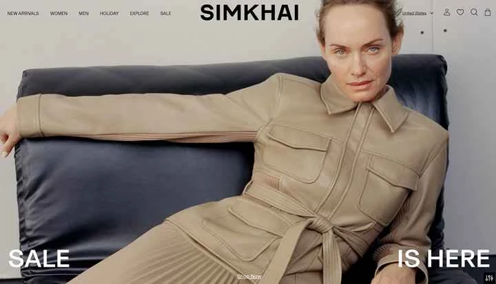 Simkhai公式サイト：現代女性のためのラグジュアリーな既製服