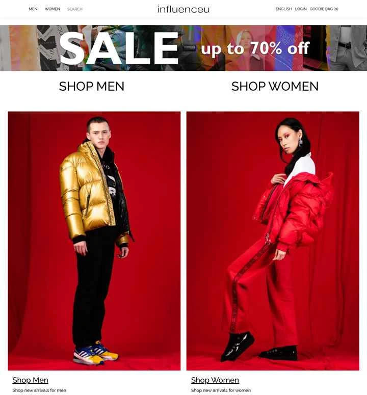 カナダのファッション小売業者：Influence U