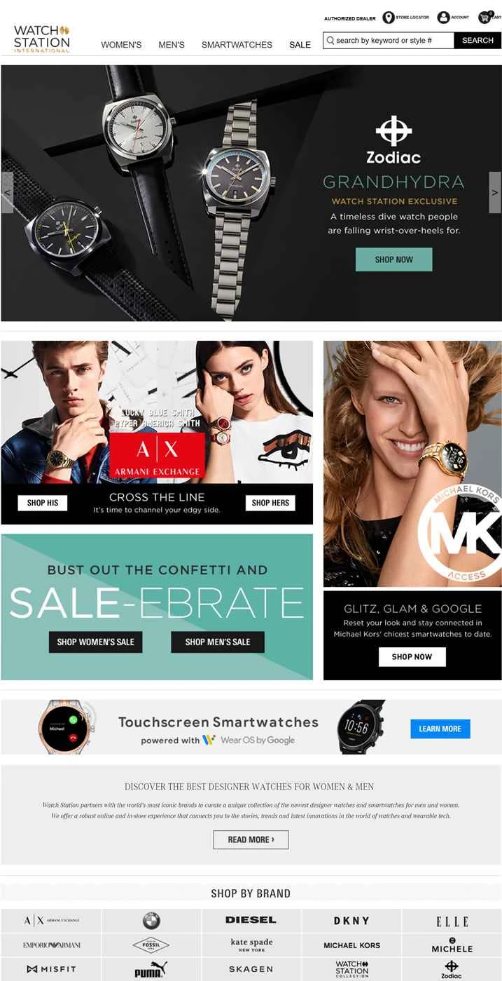 Watch Station公式サイト：世界クラスの腕時計とスマートウォッチ