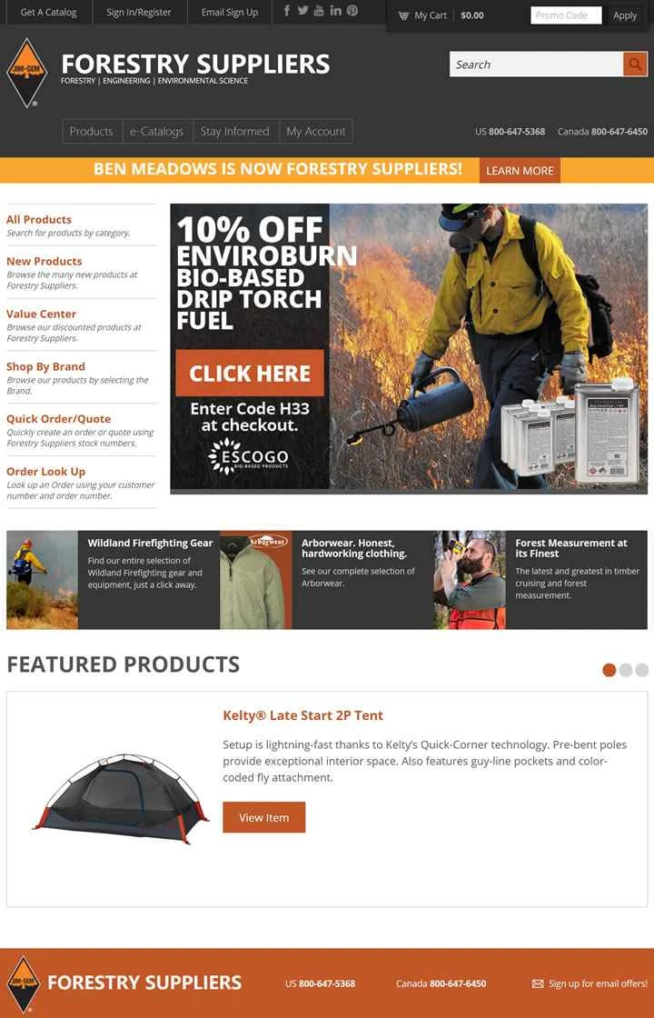 米国の林業サプライヤー