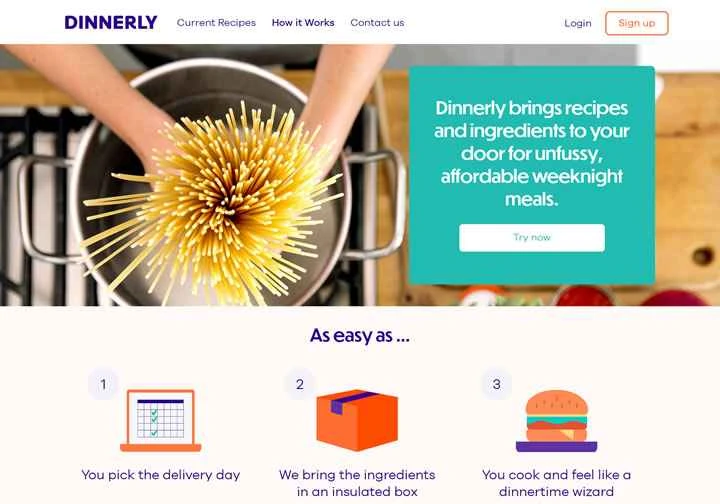 Dinnerly: 米国市場で最も手頃な価格のフードデリバリーサービス