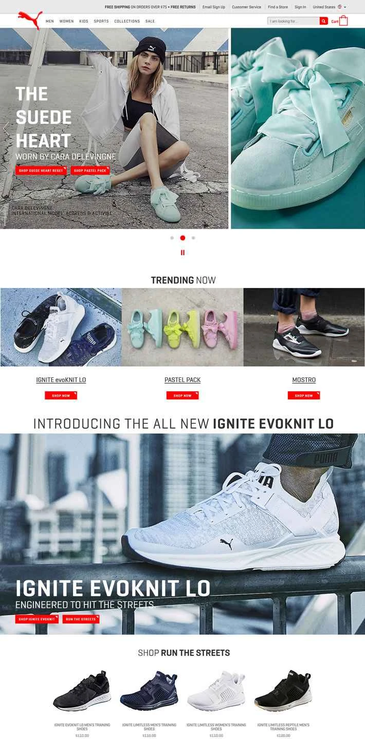 PUMA USA 公式サイト: PUMA USA