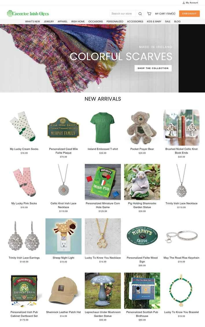 クリエイティブなアイルランドのギフト
