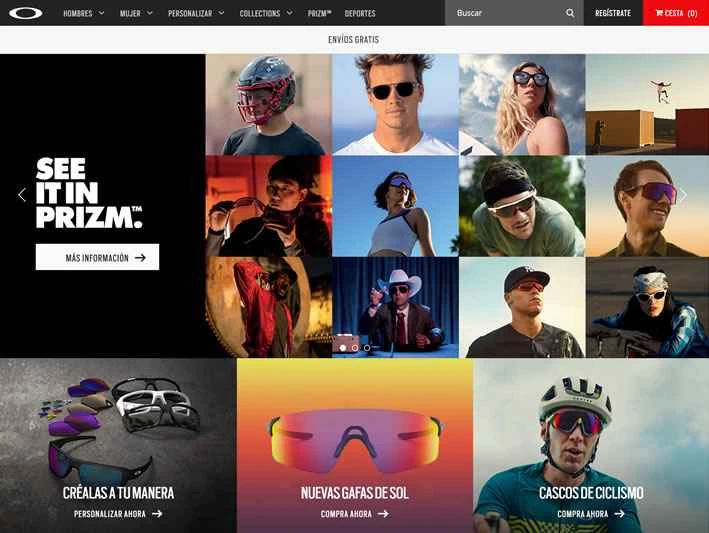 オークリー公式スペインストア：サングラス、メンズ・レディーススポーツウェア