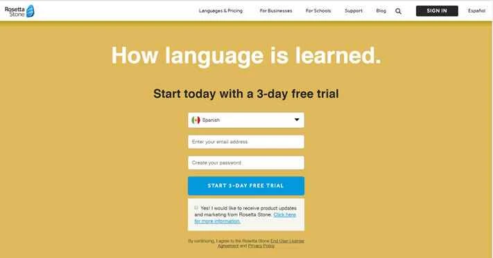 ロゼッタストーン公式サイト：言語学習
