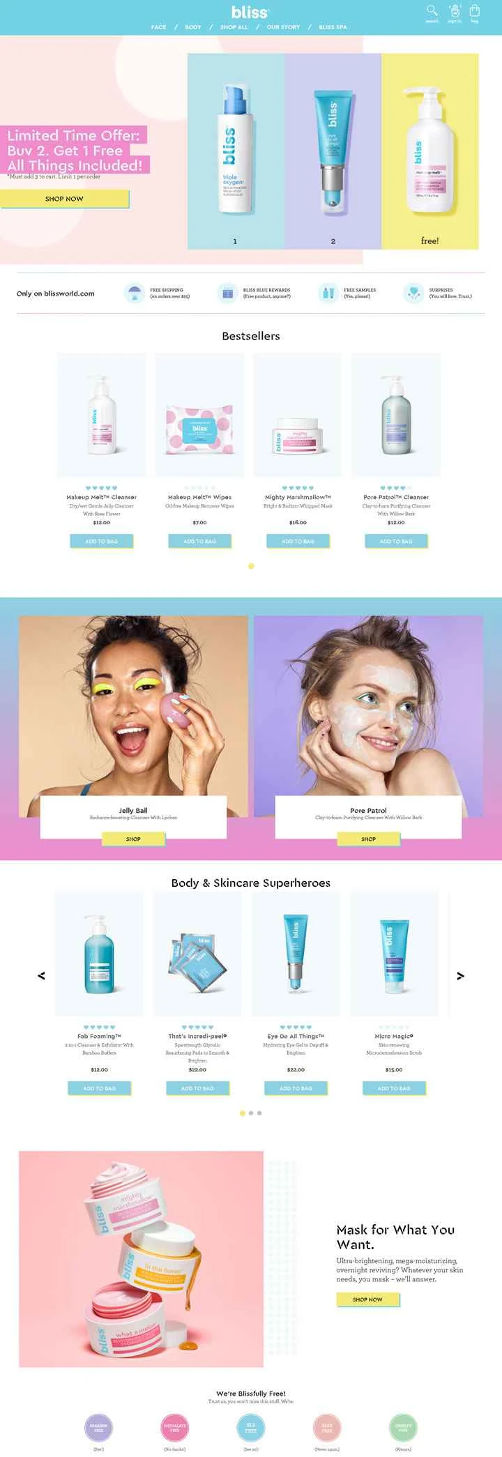 アメリカで大人気のスパブランド「ブリス」