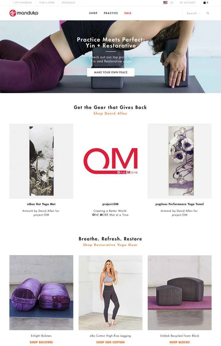 Manduka公式サイト：ヨガマット、ヨガタオル、ウェア