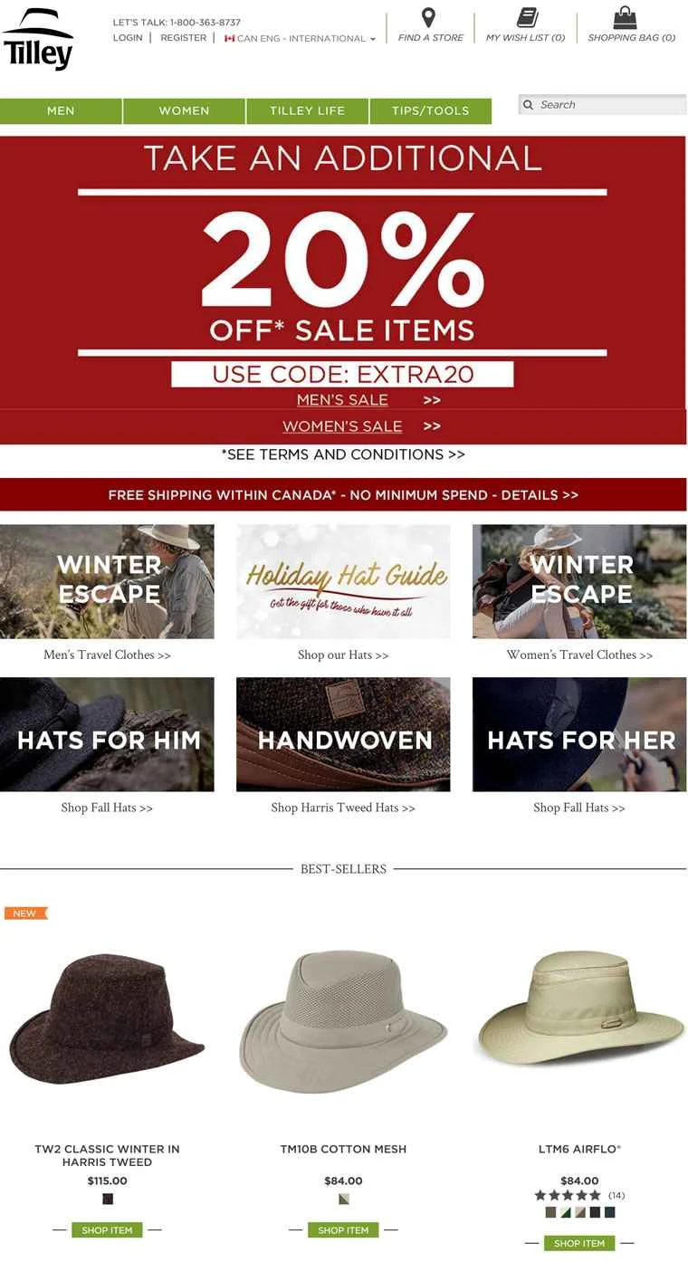 世界最高の帽子：ティリー