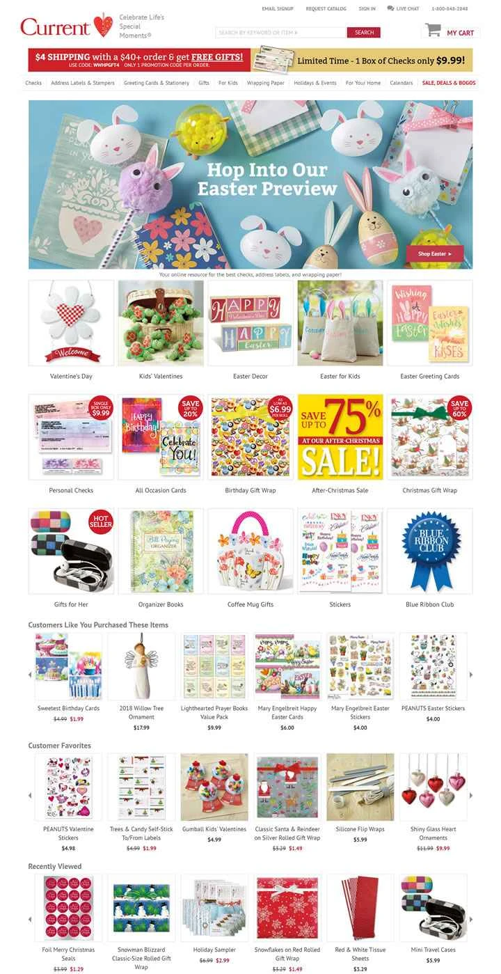 小切手、宛名ラベル、包装紙、グリーティングカード：最新カタログ