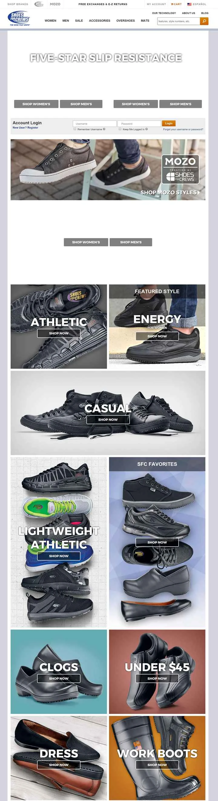 最高級のアメリカ製滑り止めシューズ：Shoes For Crews