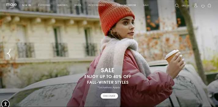 Maje Canada 公式ウェブサイト: 女性のための既製服ブランド