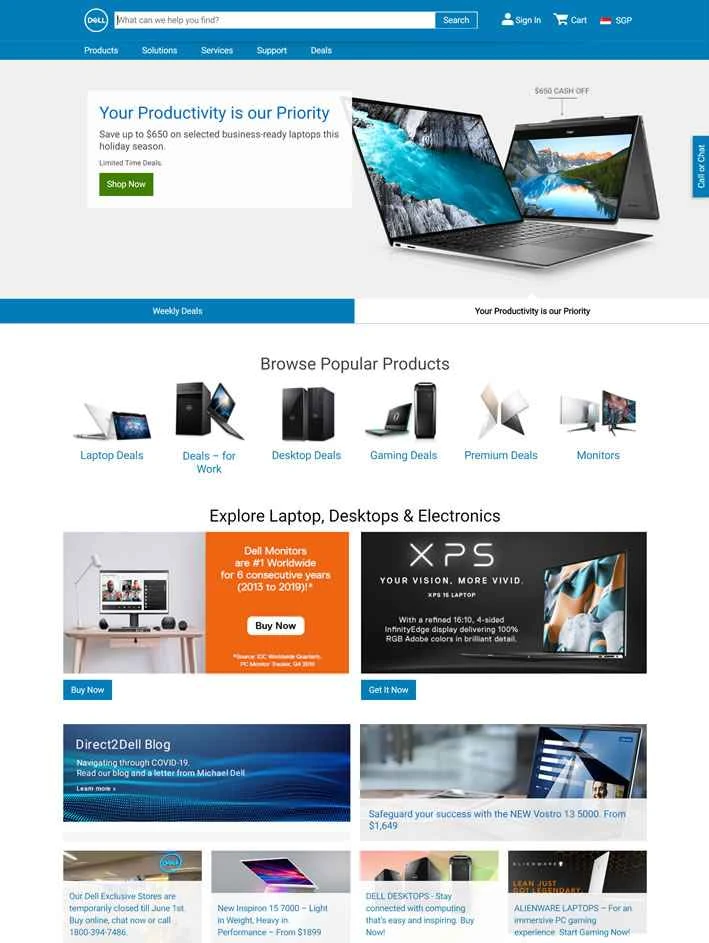 Dellシンガポール公式サイト: Dellシンガポール