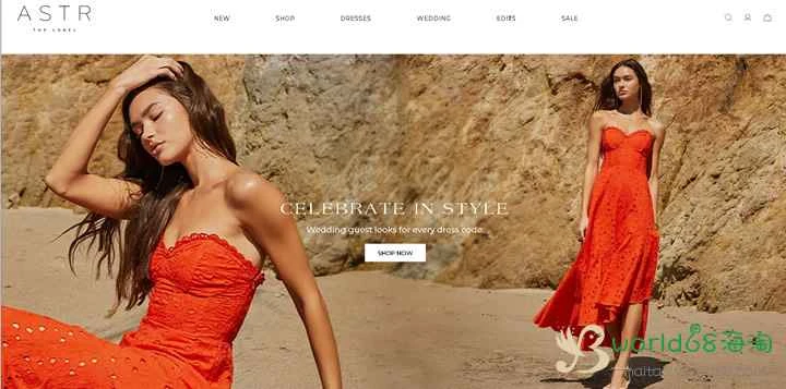 ASTR The Label 公式サイト: ドレス、ボディスーツ、トップス、ボトムス、ジャンプスーツ