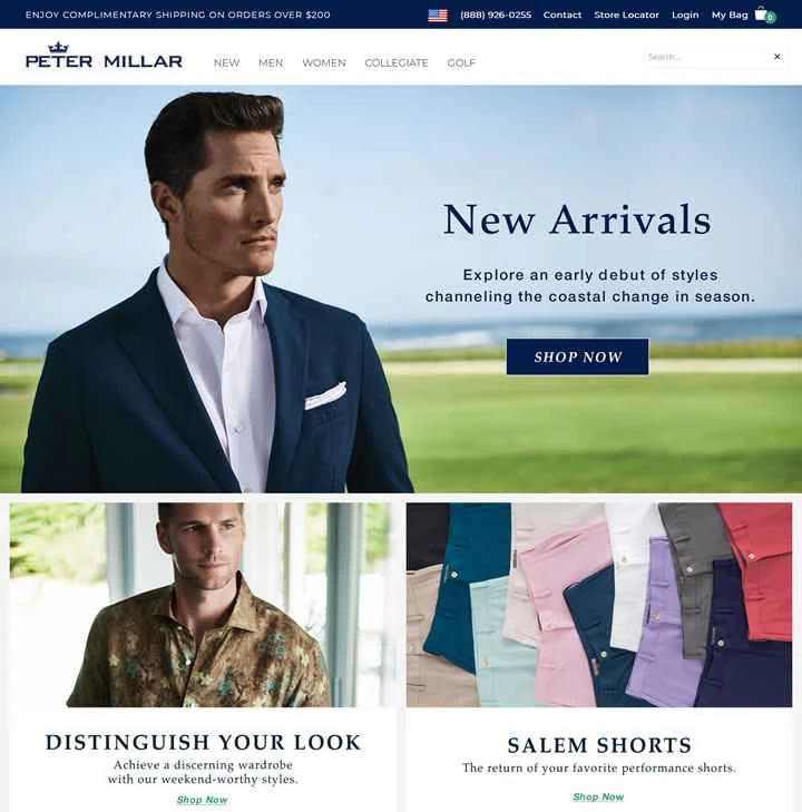 ピーター・ミラー公式サイト：アメリカの高級ライフスタイルアパレルブランド